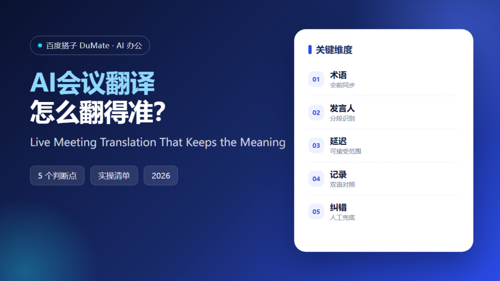 AI会议翻译 featured illustration