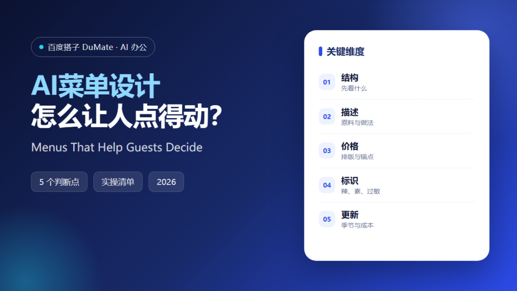AI菜单设计 featured illustration