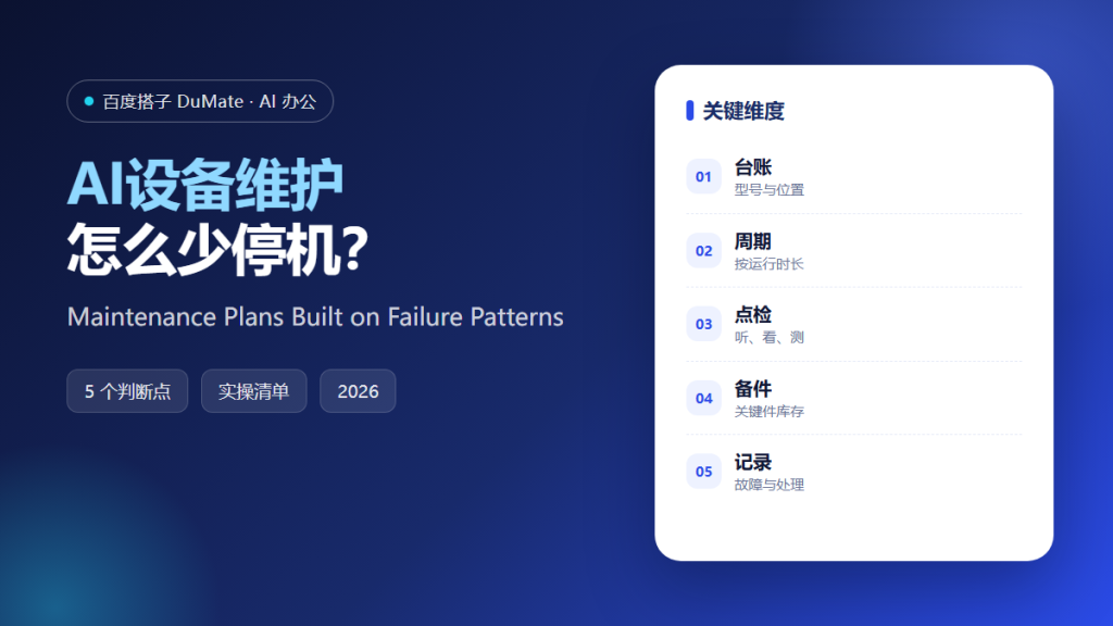 AI设备维护 featured illustration