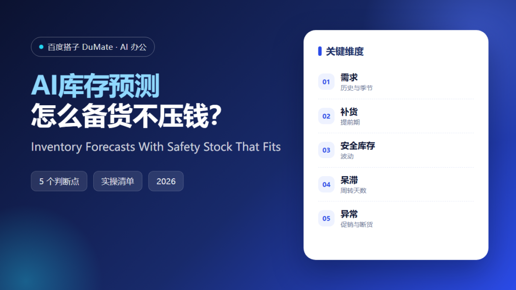 AI库存预测 featured illustration
