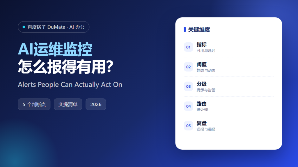AI运维监控 featured illustration