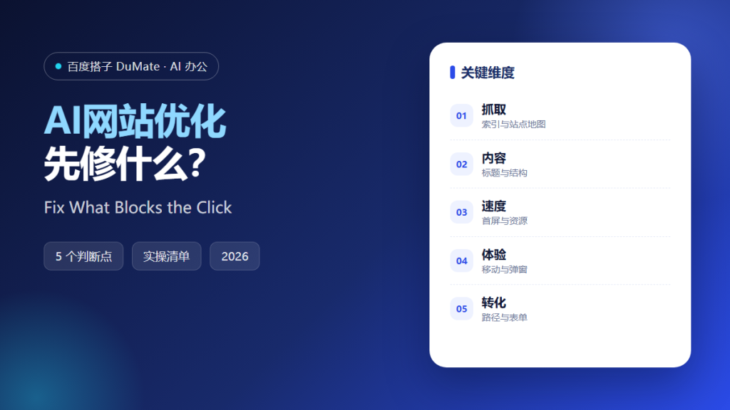 AI网站优化 featured illustration