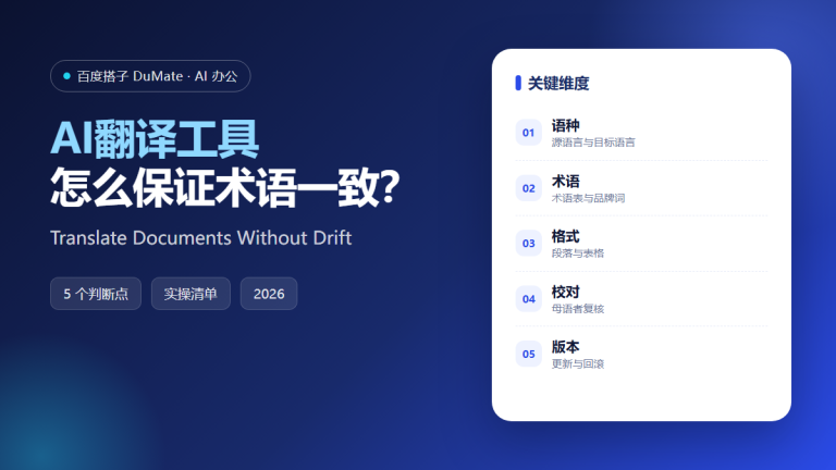 AI翻译工具 featured image: translate documents without drift