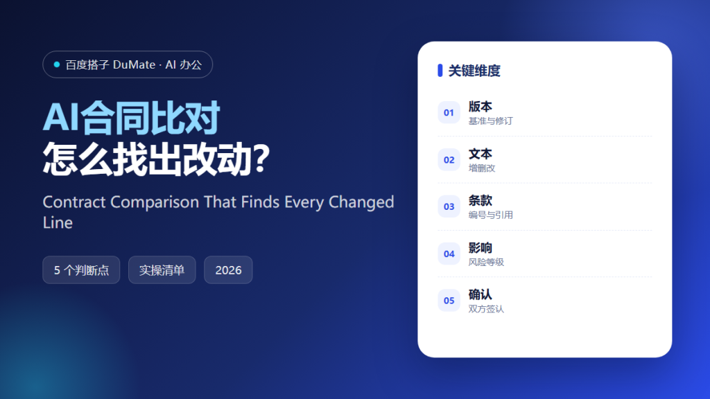 AI合同比对 featured illustration